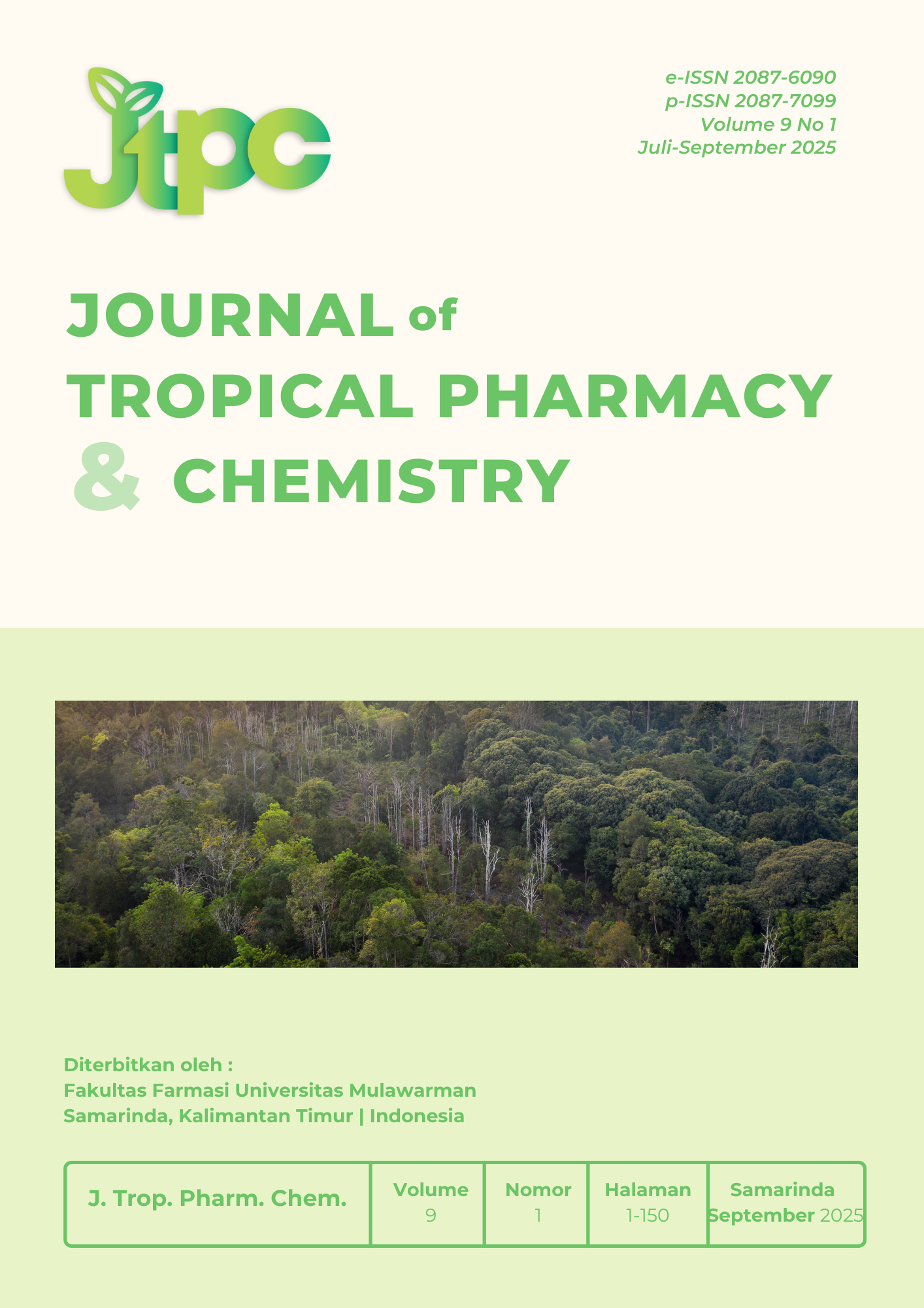 					View Vol. 9 No. 1 (2025): J. Trop. Pharm. Chem.
				